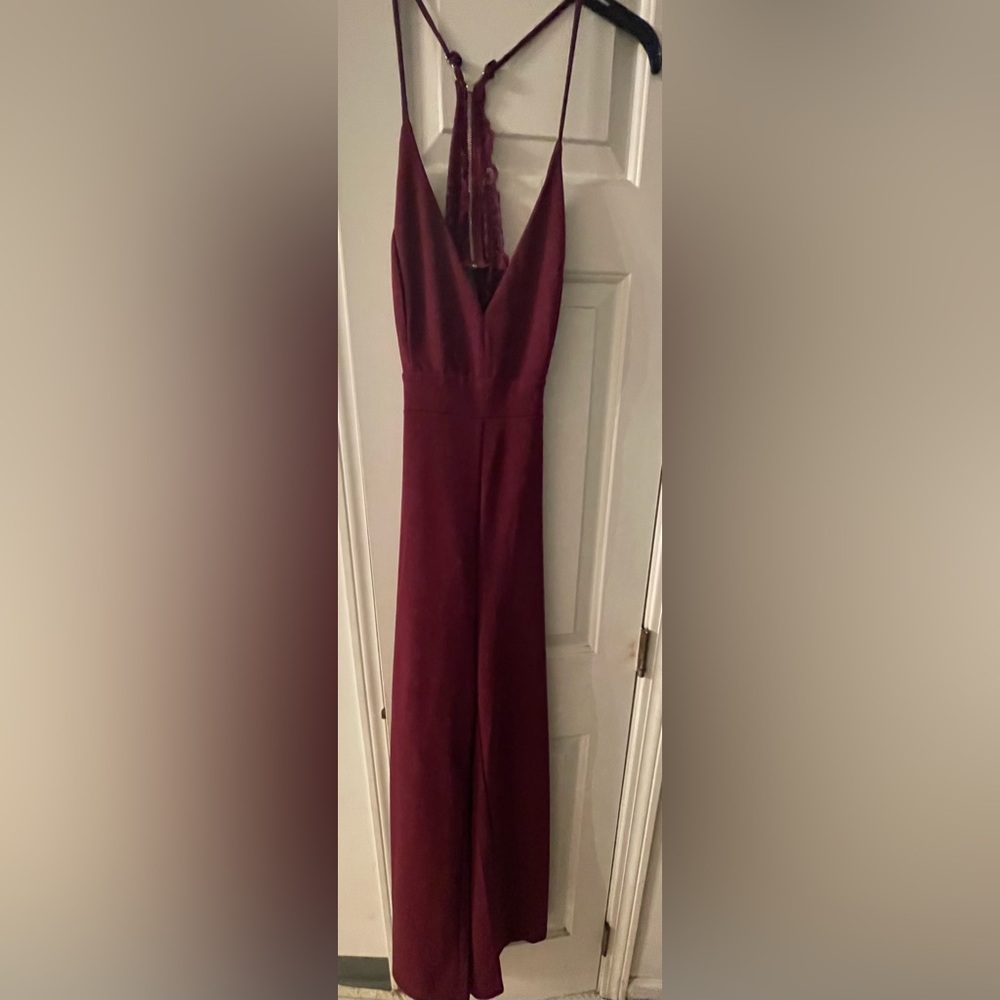 Burgundy romper never worn